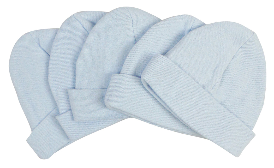 Blue Baby Cap (pack Of 5) .
