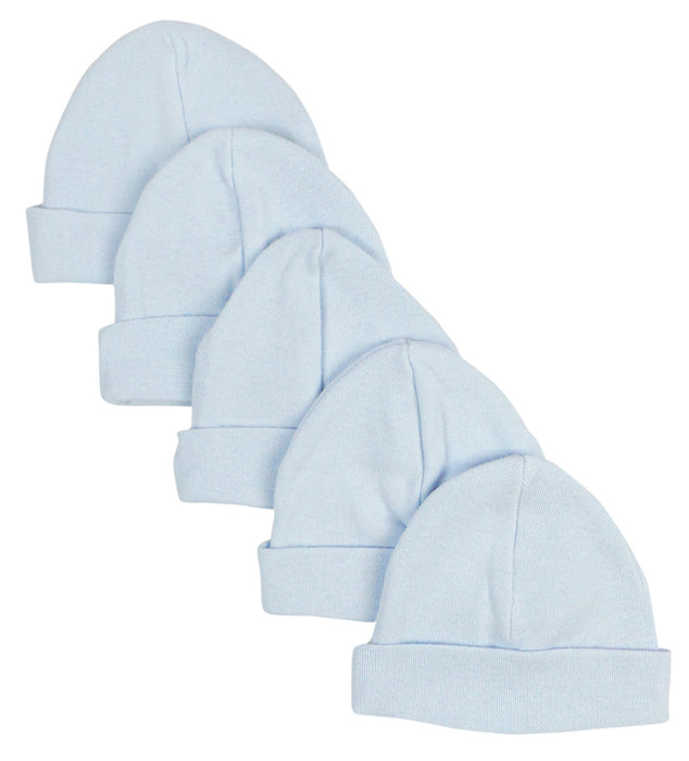 Blue Baby Cap (pack Of 5) .