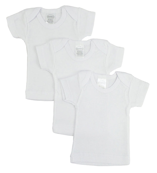 Preemie Short Sleeve Lap Tee - White.