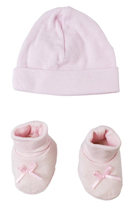 Preemie Cap And Bootie Set.