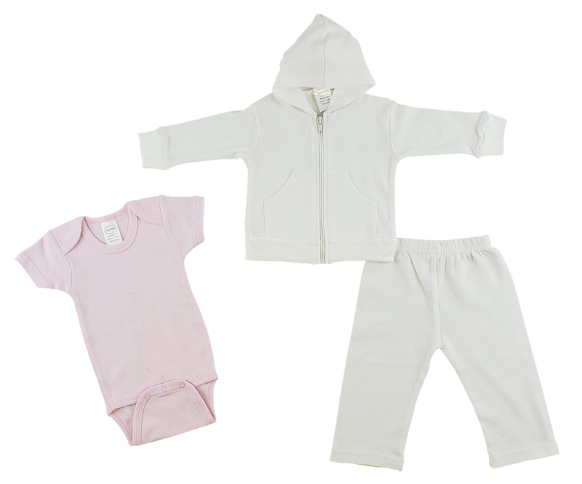 Infant Sweatshirt, Onezie And Pants - 3 Pc Set.
