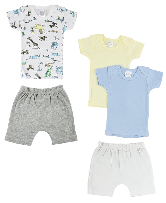 Infant Girls T-shirts And Shorts.