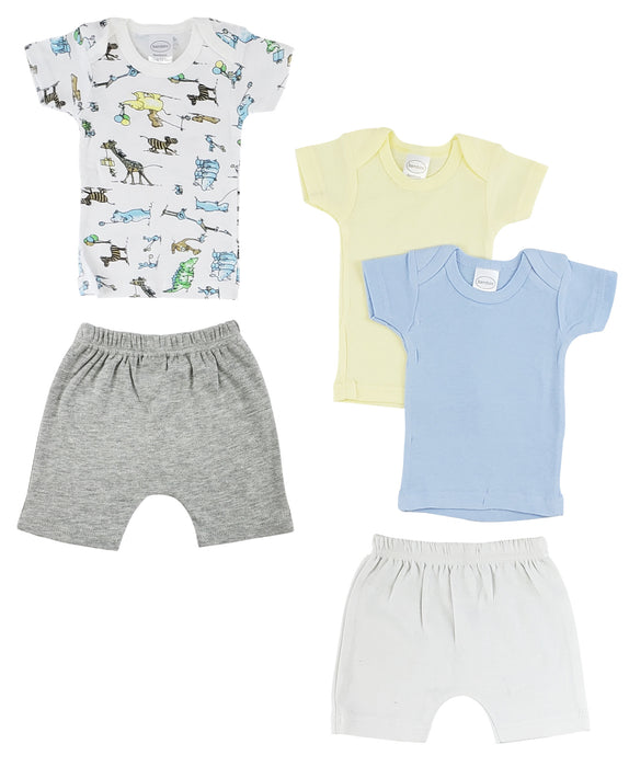 Infant Girls T-shirts And Shorts.
