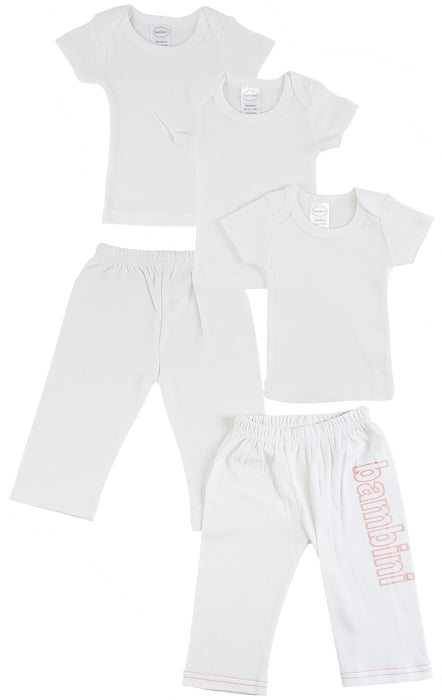 Infant T-shirts And Track Sweatpants.