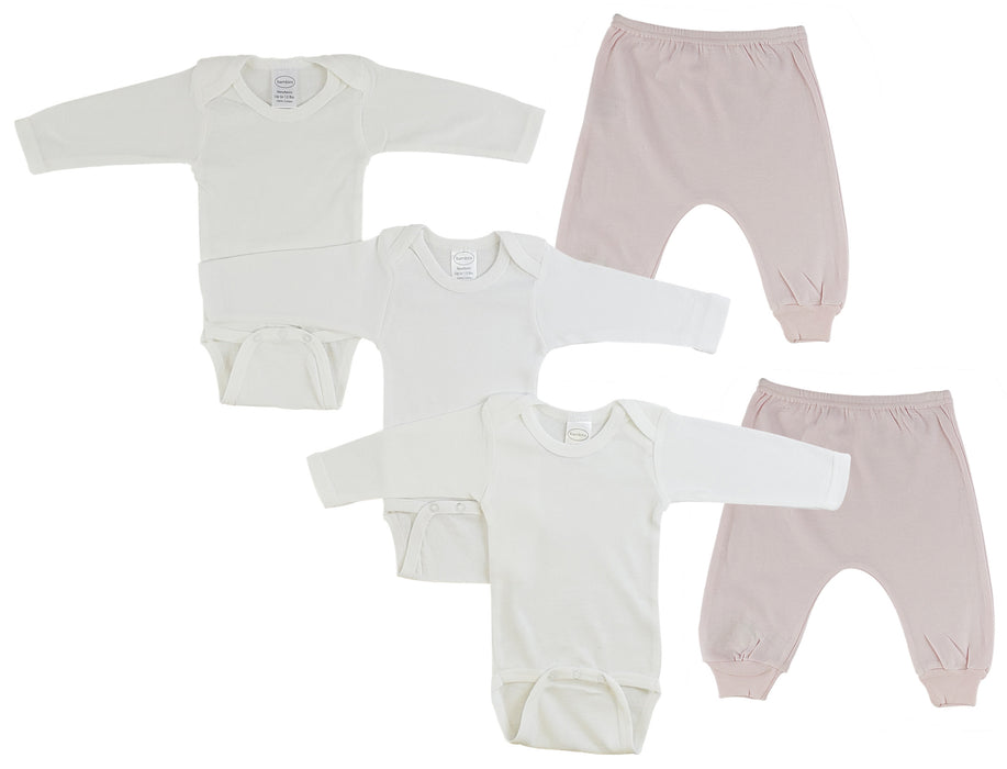 Infant Long Sleeve Onezies And Joggers.