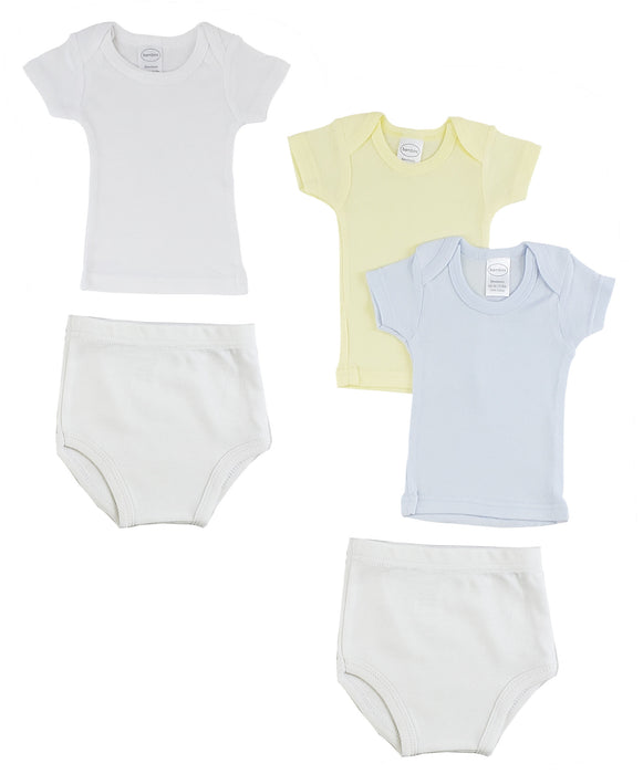 Infant Boys T-shirts And Training Pants.
