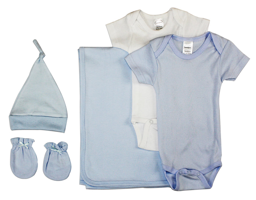 Newborn Baby Boy 5 Pc  Baby Shower Gift Set.