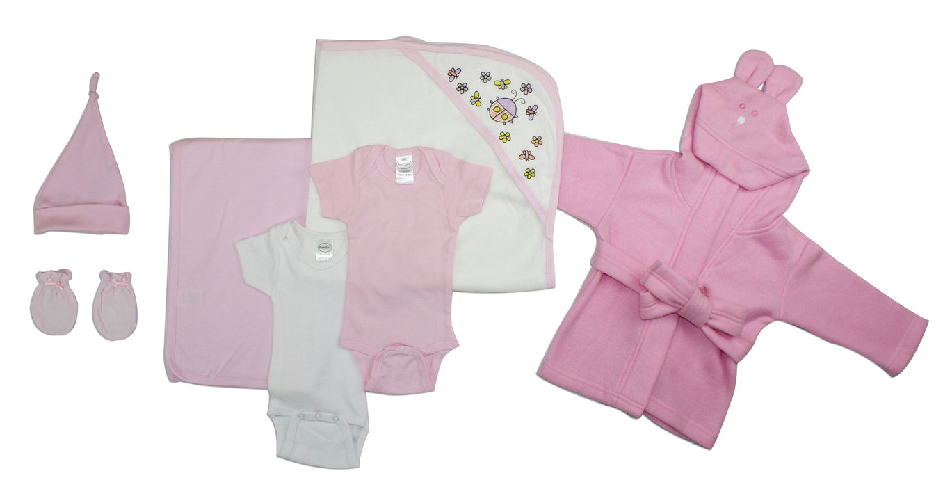Essential Newborn Baby Girl 7 Piece  Set.