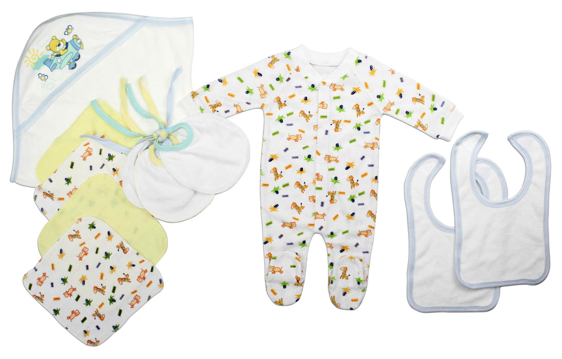 Newborn Baby Boys 11 Pc  Baby Shower Gift Set