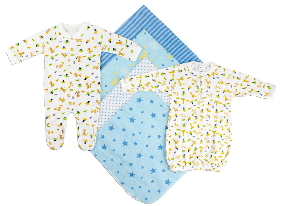 Newborn Boys 6 Piece  Set.