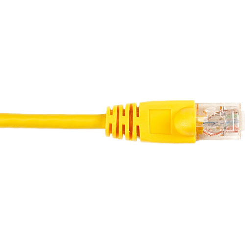 Black Box CAT6 Value Line Patch Cable, Stranded, Yellow, 7-ft. (2.1-m)