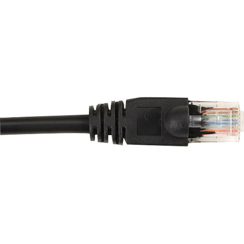 Black Box CAT6 Value Line Patch Cable, Stranded, Black, 7-ft. (2.1-m)