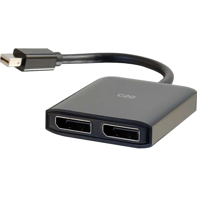 C2G Mini DisplayPort to DisplayPort x2 Monitor Splitter - 4K MST Hub