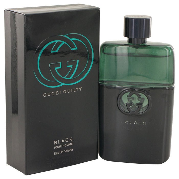 Gucci Guilty Black by Gucci Eau De Toilette Spray for Men.