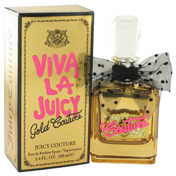 Viva La Juicy Gold Couture by Juicy Couture Eau De Parfum Spray 3.4 oz for Women