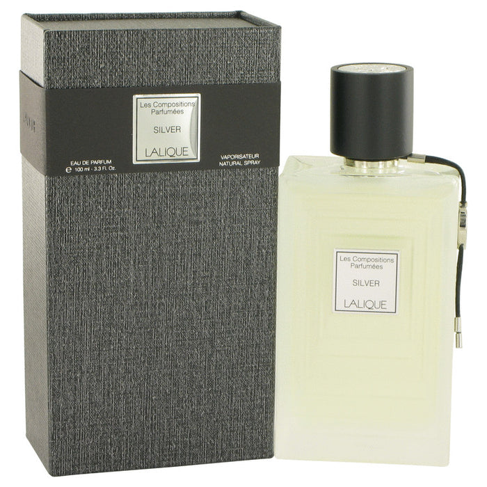 Les Compositions Parfumees Silver by Lalique Eau De Parfum Spray 3.3 oz for Women