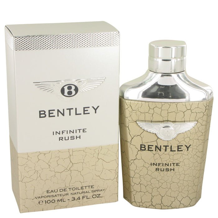 Bentley Infinite Rush by Bentley Eau De Toilette Spray 3.4 oz for Men.