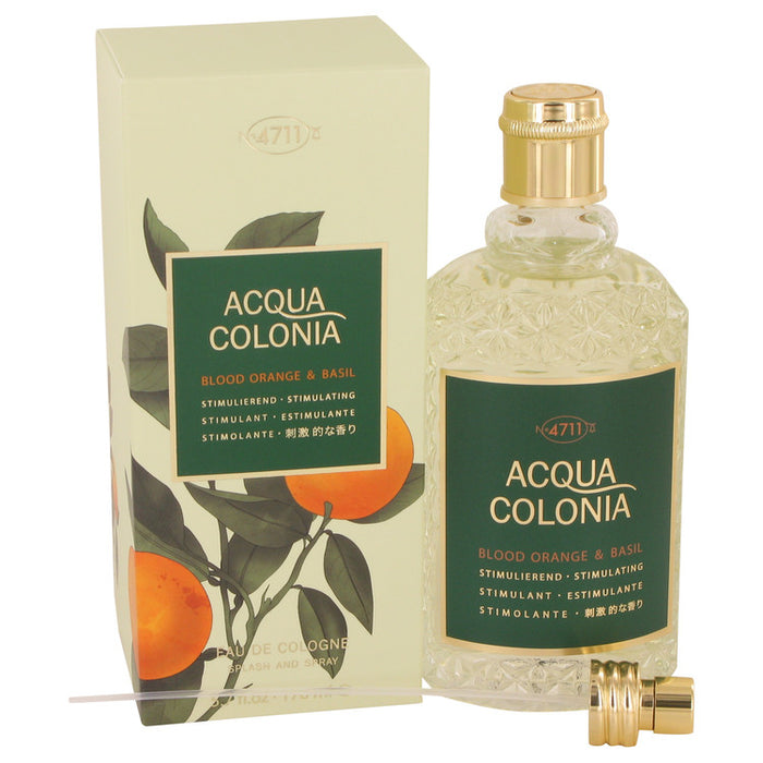 4711 Acqua Colonia Blood Orange & Basil by Maurer & Wirtz Eau De Cologne Spray 5.7 oz for Women