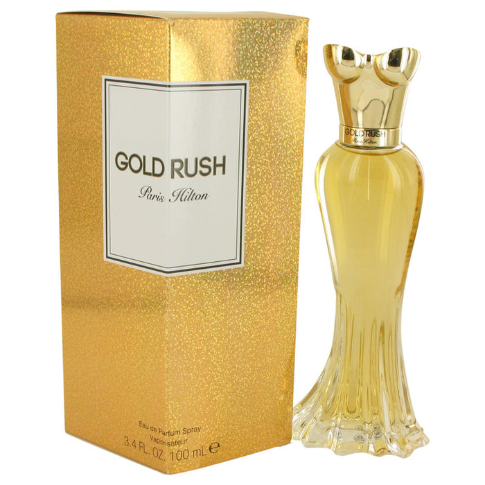 Gold Rush by Paris Hilton Eau De Parfum Spray 3.4 oz for Women.