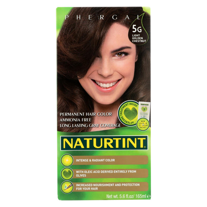 Naturtint Hair Color - Permanent - 5g - Light Golden Chestnut - 5.28 Oz.