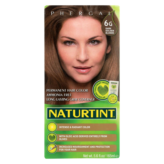 Naturtint Hair Color - Permanent - 6g - Dark Golden Blonde - 5.28 Oz.