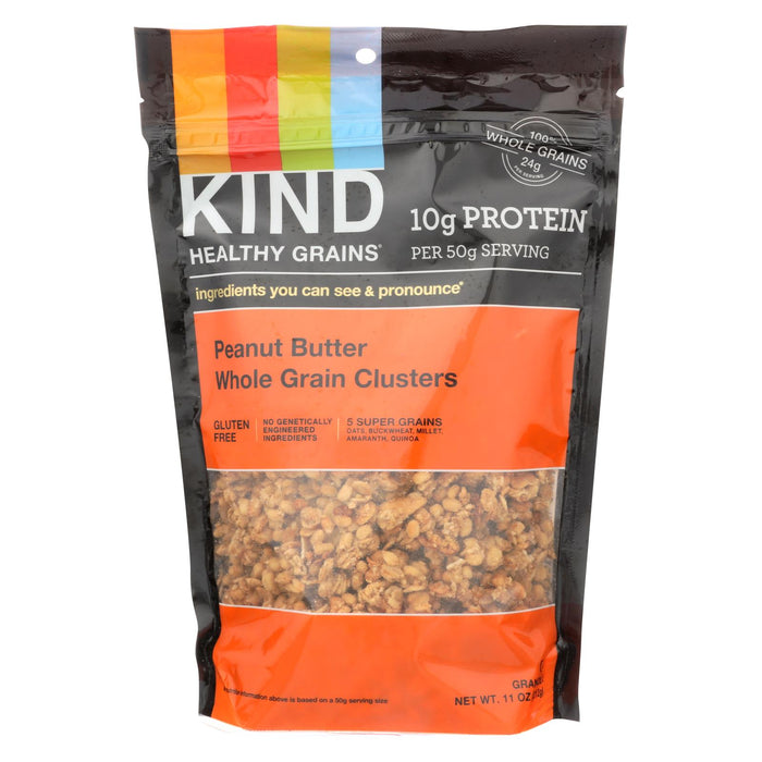 Kind Healthy Grains Peanut Butter Whole Grain Clusters - 11 Oz - Case Of 6.