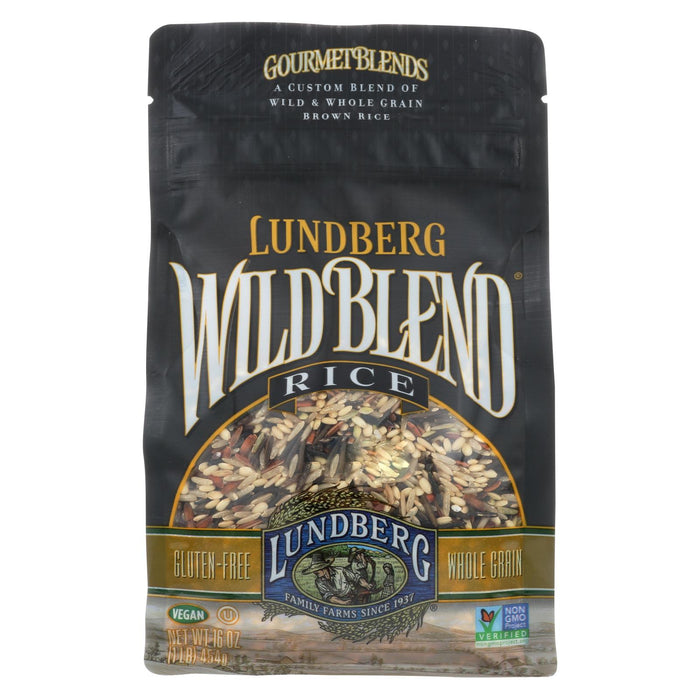 Lundberg Family Farms Wild Blend Rice - Case Of 6 - 1 Lb.