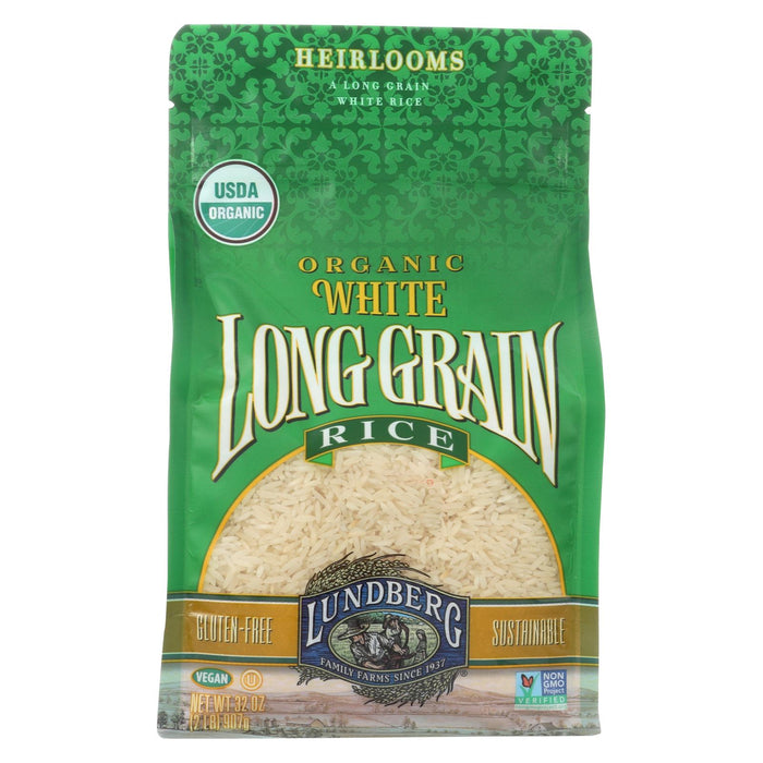 Lundberg Family Farms Organic White Organic Long Grain Rice - Case Of 6 - 2 Lb