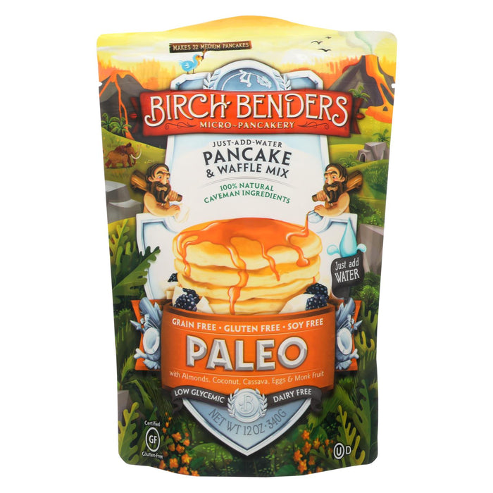 Birch Benders - Pancake And Waffle Mix - Paleo - Case Of 6 - 12 Oz.