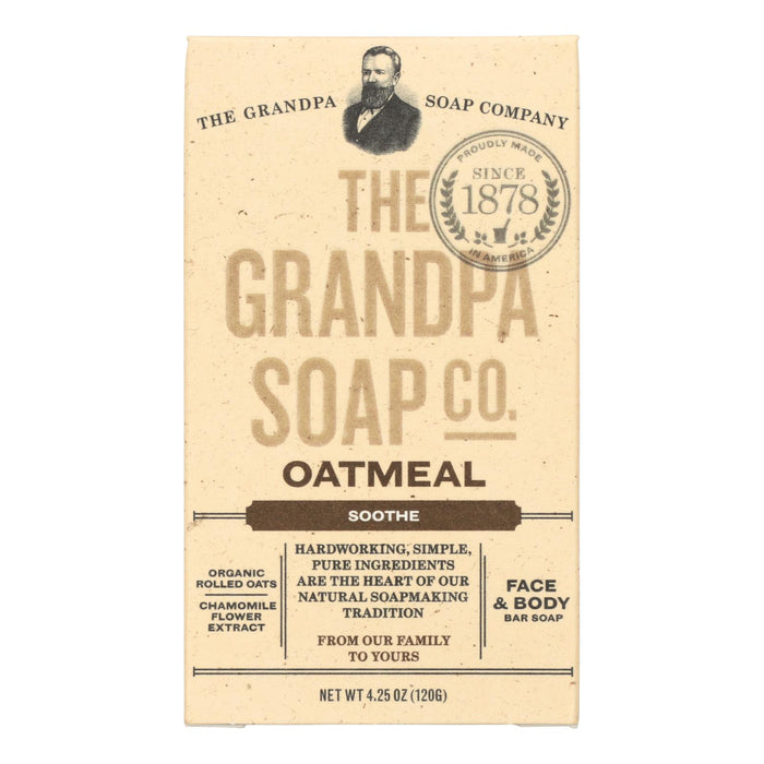 Grandpa Soap Bar Soap - Oatmeal - 4.25 Oz.