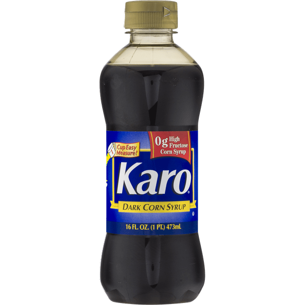 Karo Corn Syrup Dark, 16oz, High Fructose Corn Syrup Free, Easy squeeze,