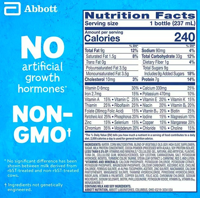 PediaSure Grow and Gain Nutrition Shake for Kids, Chocolate (8 fl. oz., 24 pk.)