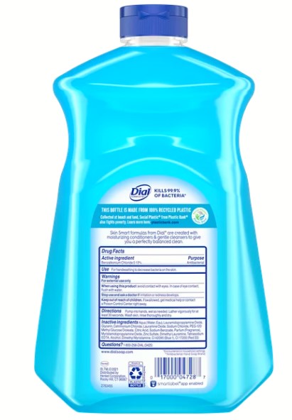Dial Complete liquid Hand Soap Spring Water 52 Fl Oz Refill 1 pack Free delivery
